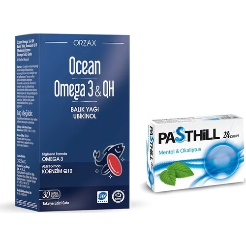 Orzax Ocean Omega 3 Qh Kapsül + Pastil ürün görseli 1