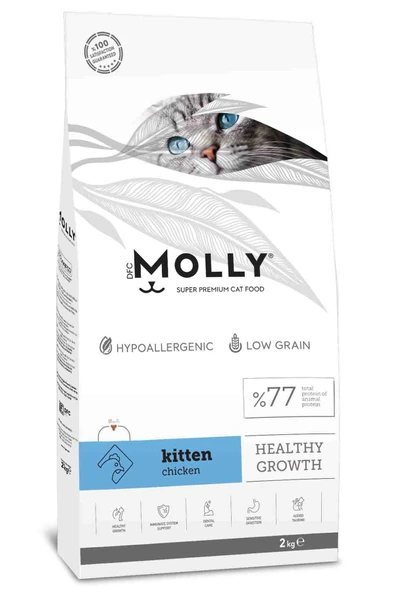 Molly Tavuklu Yavru Kedi Maması 2kg ürün görseli 1