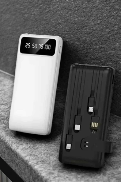 Powerbank 20.000 Mah LCD Ekran USB Lightning Type-C Uyumlu İOS ve Android P205364S1275 ürün görseli 1