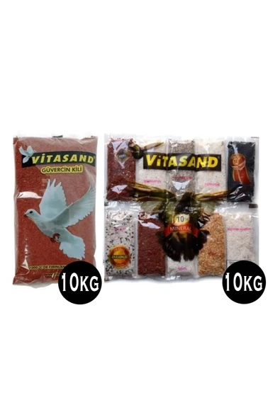 20kg Mineral Taşı ve Kil (Kuş Güvercin Tavuk Posta Oyun Taklacı Yem Vitamin Takviye) ürün görseli 1