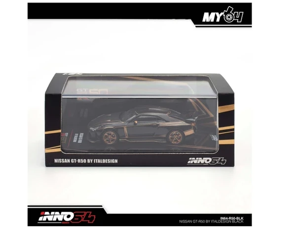 Inno 1/64 Nissan Gt-r50 By Italdesign Black ürün görseli 1