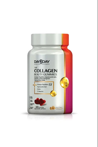 Day2Day The Collagen Beauty Gummies 60 Çiğnenebilir Jel Form ürün görseli 1