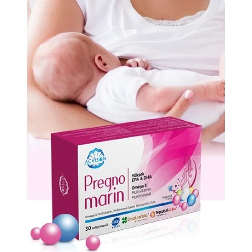 Acvison Pregro Marin Hamileler Için Omega 3 Multivitamin Multimineral Içeren Gıda Takviyesi ürün görseli 1