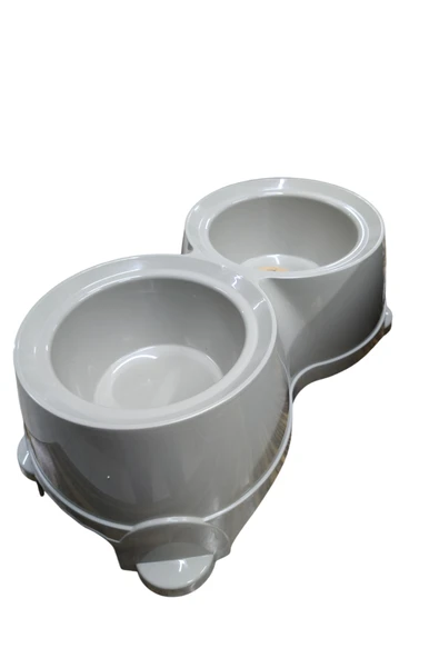 Vindex cooper duo kedi köpek mama ve su kabı 690 ml x 2 ürün görseli 1