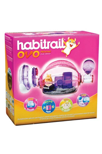 Hagen Habitrail Ovo Home Pembe Hamster Kafesi ürün görseli 1