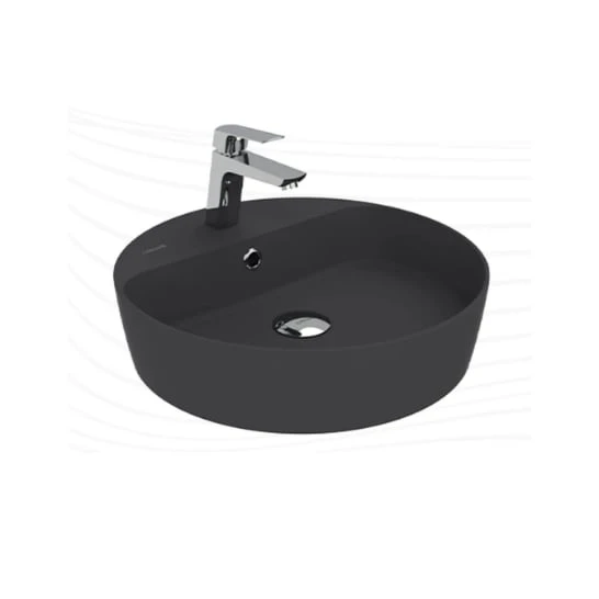 Creavit LP146 Loop 45cm Masa Üstü Çanak Lavabo Mat Antrasit - Resim 2