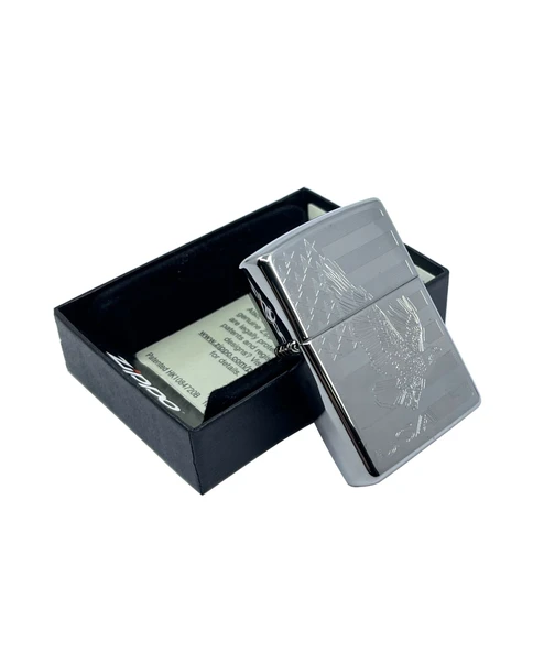 Zippo Iron Eagle Dizayn Çakmak - Resim 3