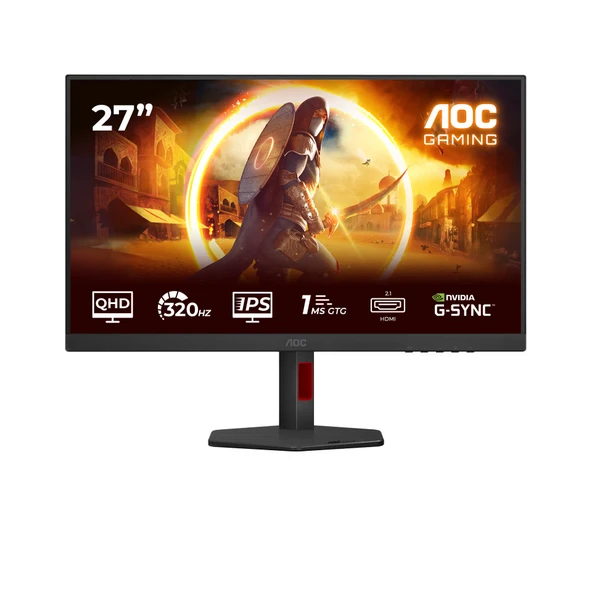 AOC Q27G4SRU 27" 320Hz 1ms HDMI DP G-Sanç HDR400 QHD Fas IPS Gaming Monitör(Ölü Pixel) ürün görseli 1