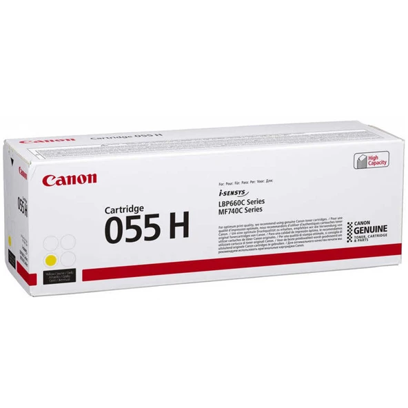 Tonersepeti Canon CRG-055H 3017C002 Sarı  Toner ürün görseli 1