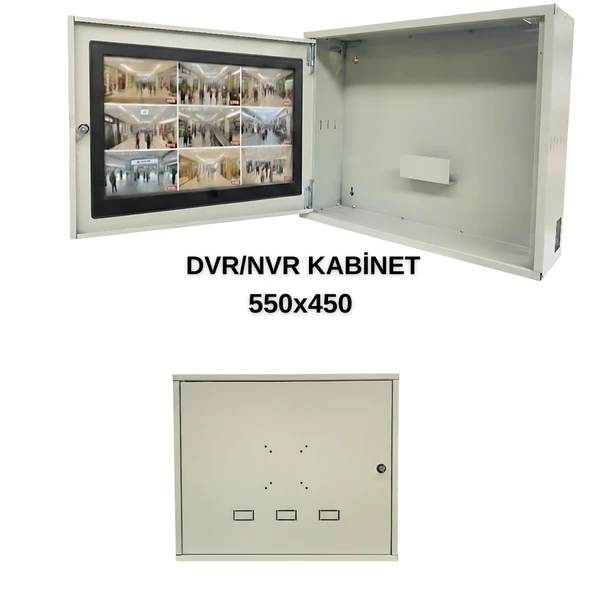 55x45 Duvar Tipi Metal Kabinet - Kamera Kayıt Cihazı Kutusu ürün görseli 1