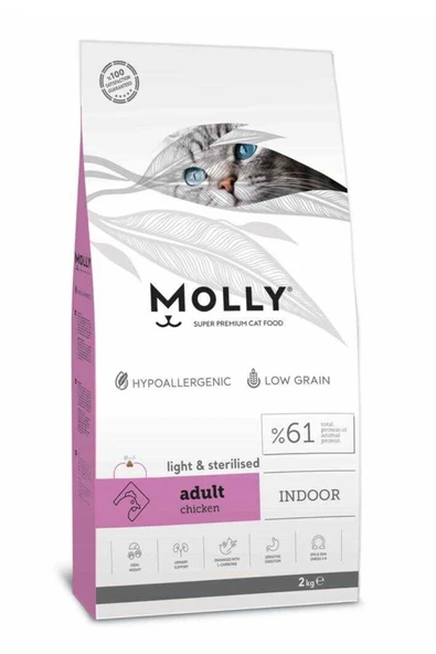 Molly KISIR TAVUKLU KEDİ MAMASI 2 KG ürün görseli 1