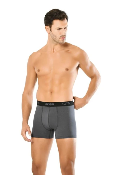 6 Adet Kota Erkek Modal Boxer 1010 - Resim 4