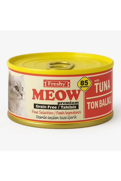 Freshy Meow Ton Balıklı Kedi Konserve (85g) ürün görseli 1