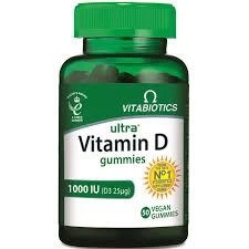Vitabiotics Ultra Vitamin D Gummies 1000IU 50 Vegan Gummies ürün görseli 1