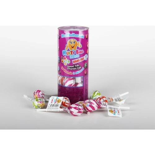 Multi Ball Zero Multıvıtamın Lollıpop 15'li ürün görseli 1