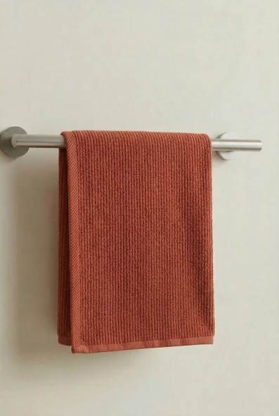 Stria Kiremit El Havlusu - 60x100Cm, 250Gr, %100 Pamuk ürün görseli 1