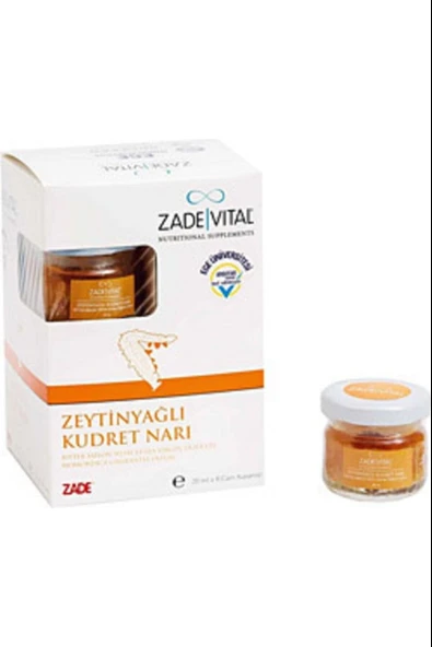 Zade Vital Zeytinyağlı Kudret Narı 20 ml x 8 Cam Kavanoz ürün görseli 1