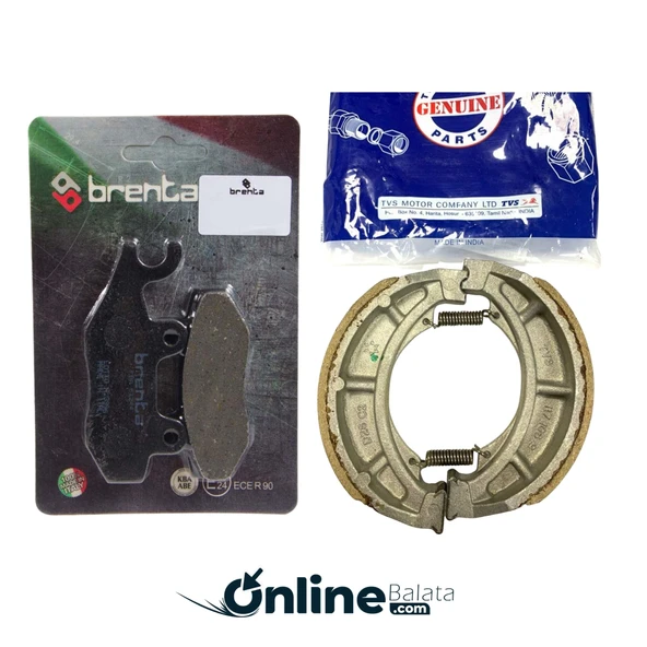 TVS Raider 125 Ön Arka Fren Balatası Takım TVS Poşetli 115001 ürün görseli 1