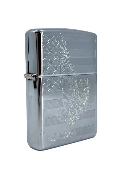 Zippo Iron Eagle Dizayn Çakmak - Resim 4