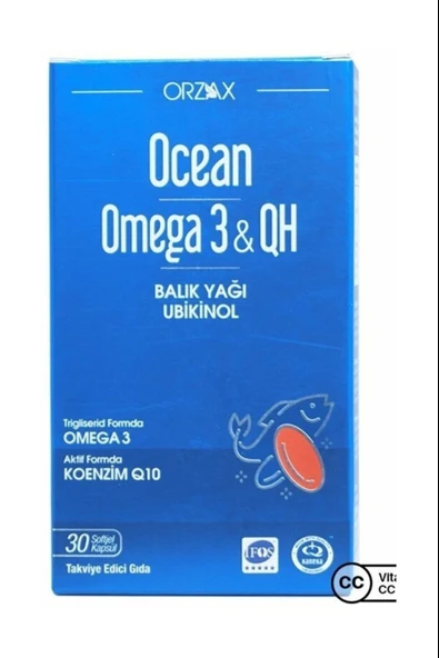 Ocean Omega 3 & Qh 30 Yumusak Kapsul ürün görseli 1