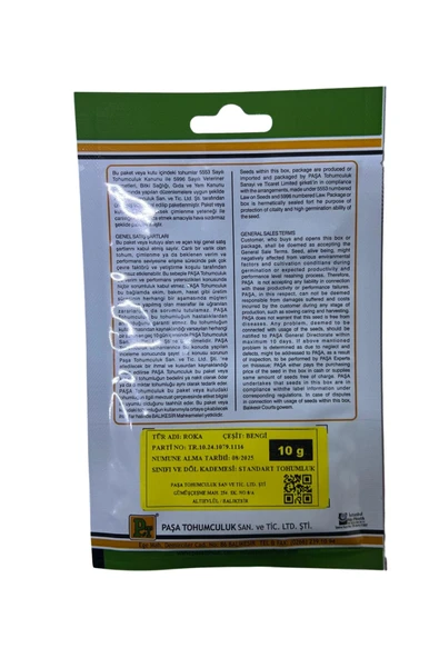Paşa Roka Tohum 10 gr - Resim 3