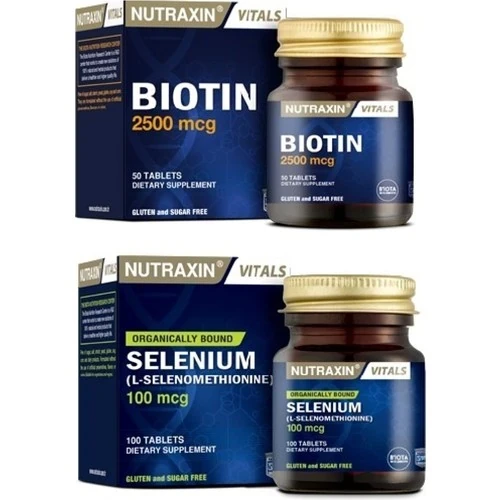 Nutraxin Biotin + Selenium ürün görseli 1
