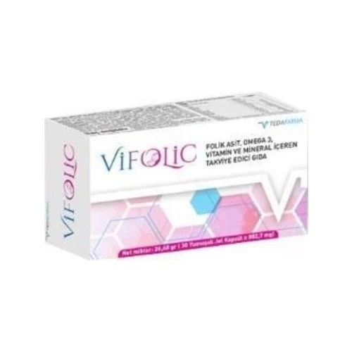Tedafarma Vifolic 30 Yumuşak Kapsül ürün görseli 1