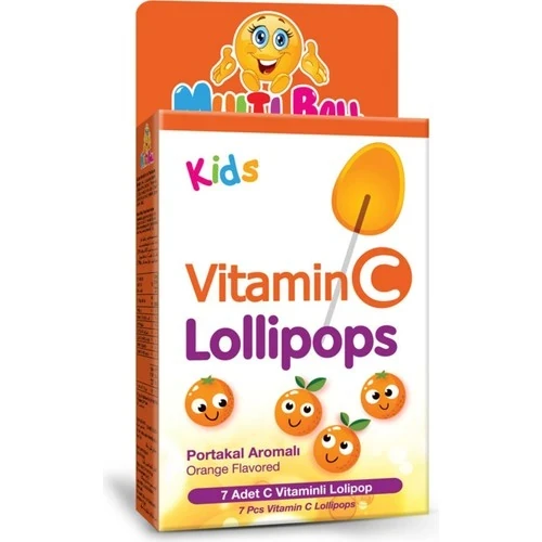 Multi Ball Kids Vıtamın C Lollıpops ürün görseli 1