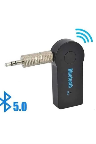 Bluetooth Araç Kiti Aux Çıkışlı  Telefon Müzik Alıcı Tüm Cihazlara Uyumlu ürün görseli 1