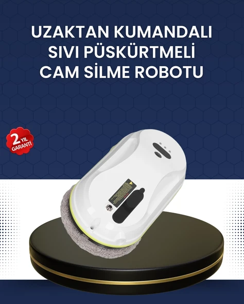 Çift Diskli Güvenli Otomatik Cam Silme Robotu ürün görseli 1