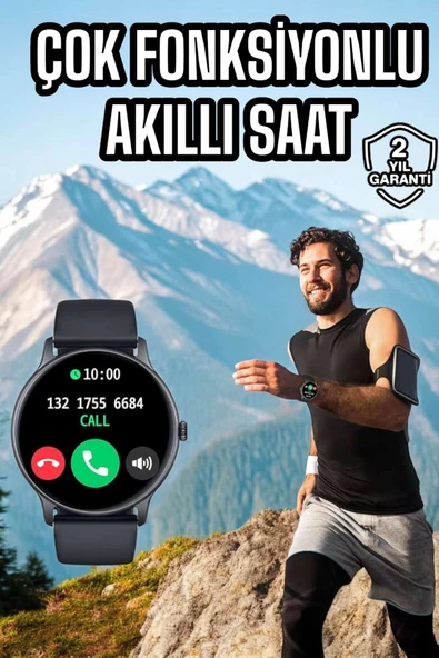 Akıllı Saat Çok Fonksiyonlu Sesli Görüşme Nfc Uyumlu Amoled Ekran ürün görseli 1