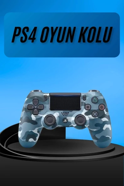 Ps4 Joystick Oyun Kolu Titreşimli Uzun Pil Ömrü Usb Şarj Kablolu ürün görseli 1