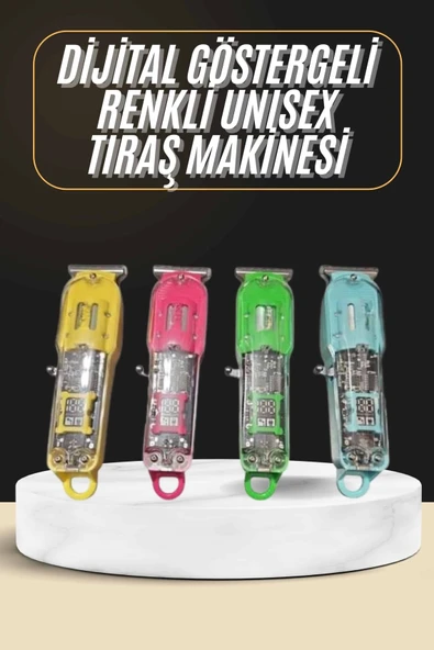 Tıraş Makinesi Renkli Dijital Göstergeli Epilasyon Öncesi Kısaltma Makinesi ürün görseli 1