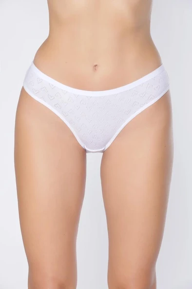 12 Adet Tutku Elit Bayan Jakarlı Bikini Külot Karışık Renk 2708 ürün görseli 1