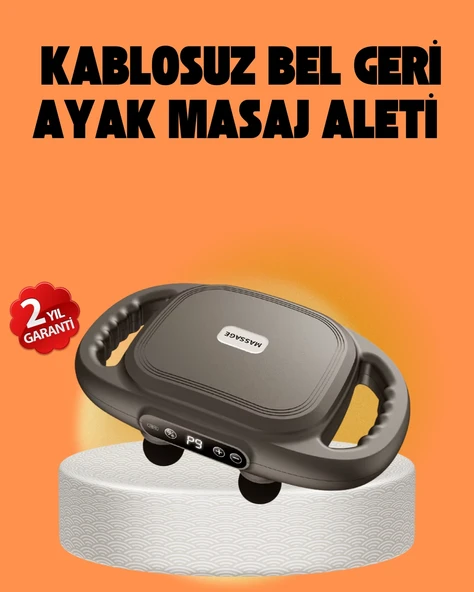 Şarjlı 6 Başlıklı Masaj Tabancası 2000 Mah Sessiz Güçlü Motor ürün görseli 1