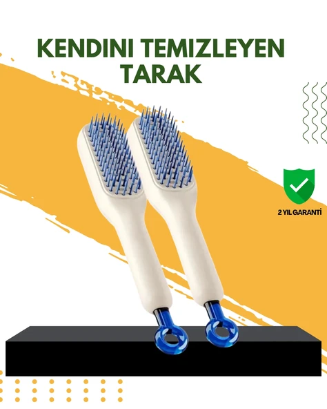 Otomatik Temizlemeli Saç Fırçası – Ergonomik Tasarım, Masaj Etkili, Elektriklenmeyi Önleyici ürün görseli 1