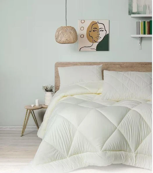 Cotton Box Softwash Çift Kişilik Yorgan Seti Ekru 180x200 Lastikli Çarşaf ürün görseli 1