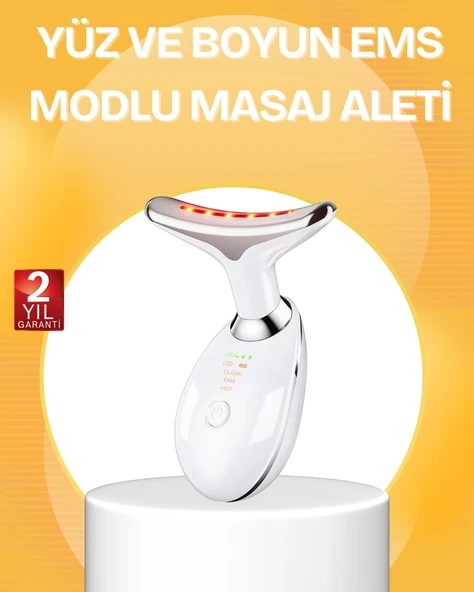 7 Renk Led Işık Terapili Cilt Bakım Cihazı Usb Şarjlı ürün görseli 1
