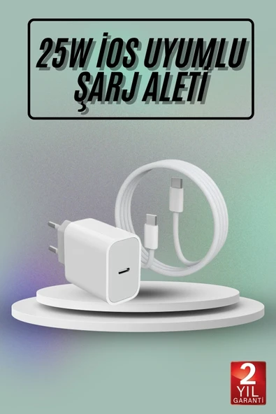 Hızlı Şarj Güç Adaptörü Şarj Aleti İos Uyumlu 15/pro/pro Max ürün görseli 1