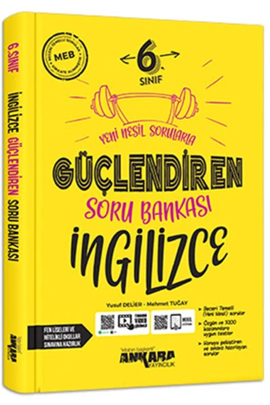 6. Sınıf İngilizce Güçlendi̇Ren Soru Bankasi Ankara Yayın ürün görseli 1