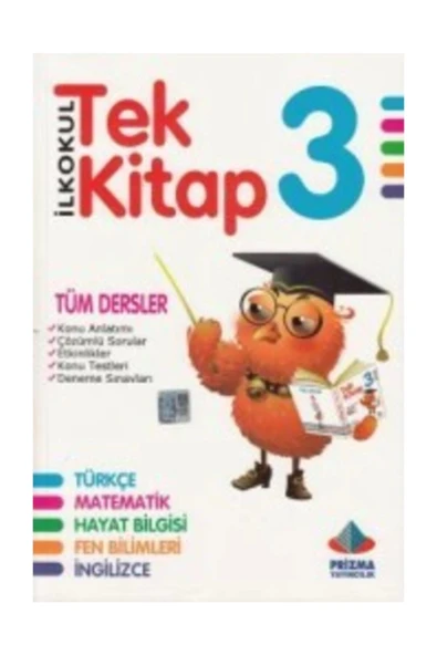 3.Sınıf Tüm Dersler Tek Kitap Prizma Yayınları ürün görseli 1