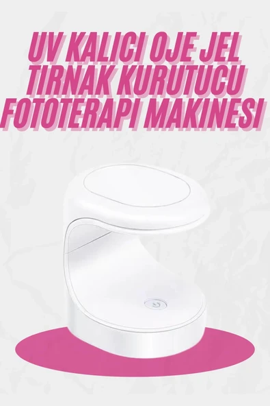 Kalıcı Oje Kurutucu Mini Uv Işınlı Taşınabilir Hızlı Ve Pratik Oje Kurutucu ürün görseli 1