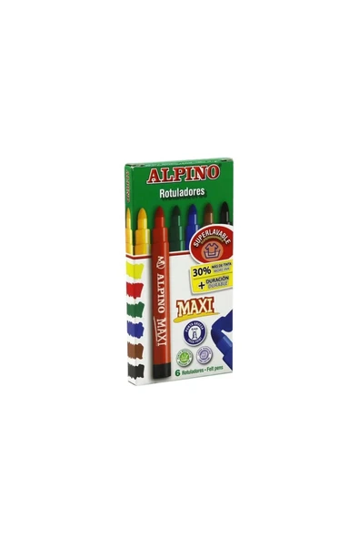 Alpino Maxi 6 Renk Keçeli Kalem Ar05 ürün görseli 1