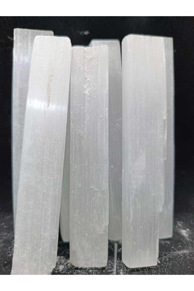 gemsartdeco Selenit Çubuk 1 Adet Doğaltaş Kütle  60-70gr ürün görseli 1