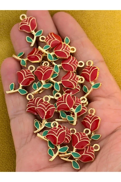 gemsartdeco FENGSHUİ LALE CHARM KOLYE UCU 1 ADET ürün görseli 1