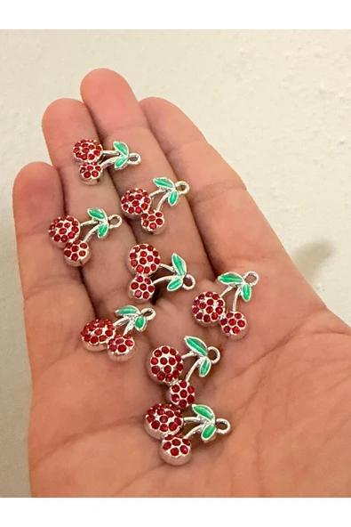 gemsartdeco FENGSHUİ KİRAZ CHARM KOLYE UCU 1 ADET ürün görseli 1