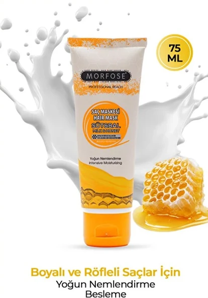 MORFOSE SÜT BAL SAÇ MASKESİ 75 ML ürün görseli 1
