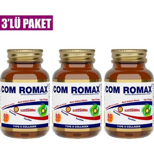 Com Romax Glukozamin 60 Tablet x 3'lü Paket ürün görseli 1