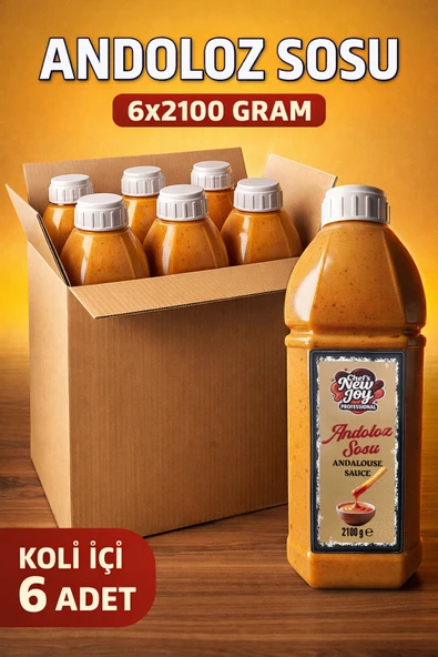 Andoloz Sosu 2100 G x 6 Adet - 1 Koli (Koli Bazlı Avantaj Paketi) ürün görseli 1