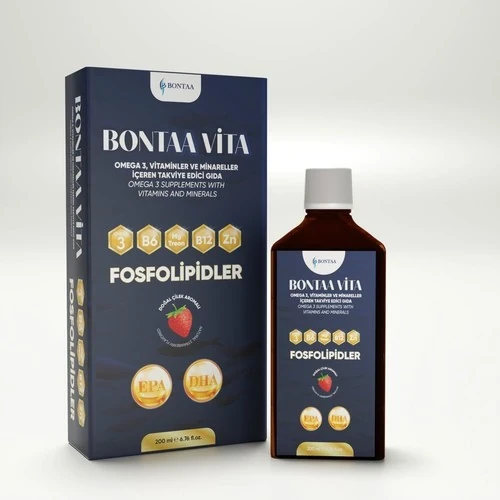 Bontaa Vita Omega 3 Çilek Aromalı 200 ml ürün görseli 1